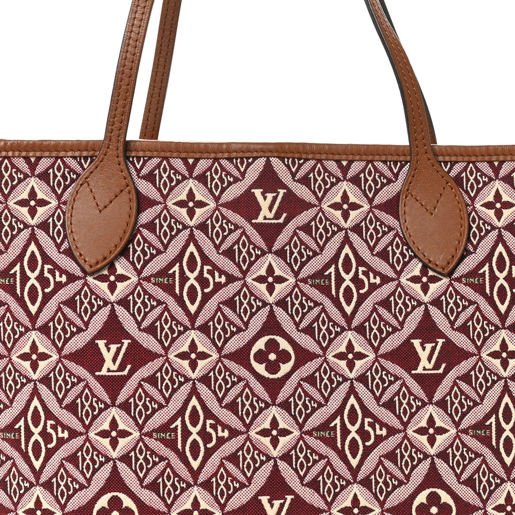 Jacquard Since 1854 Neverfull MM Bordeaux