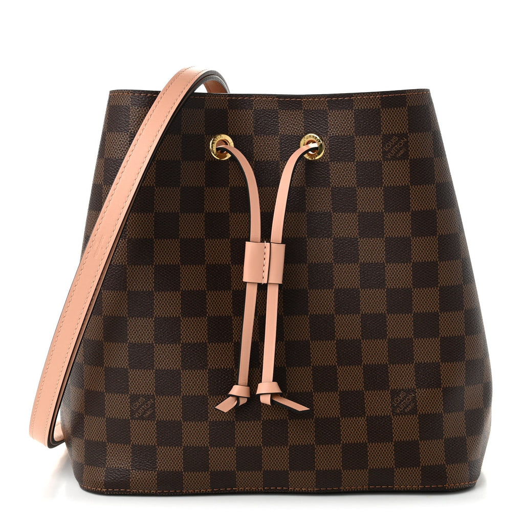 Damier Ebene Neonoe MM Venus Pink