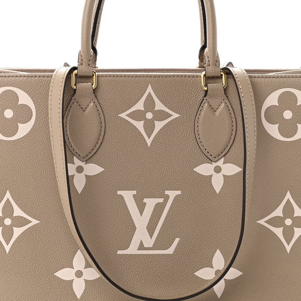 Empreinte Monogram Giant Onthego MM Tourterelle Creme
