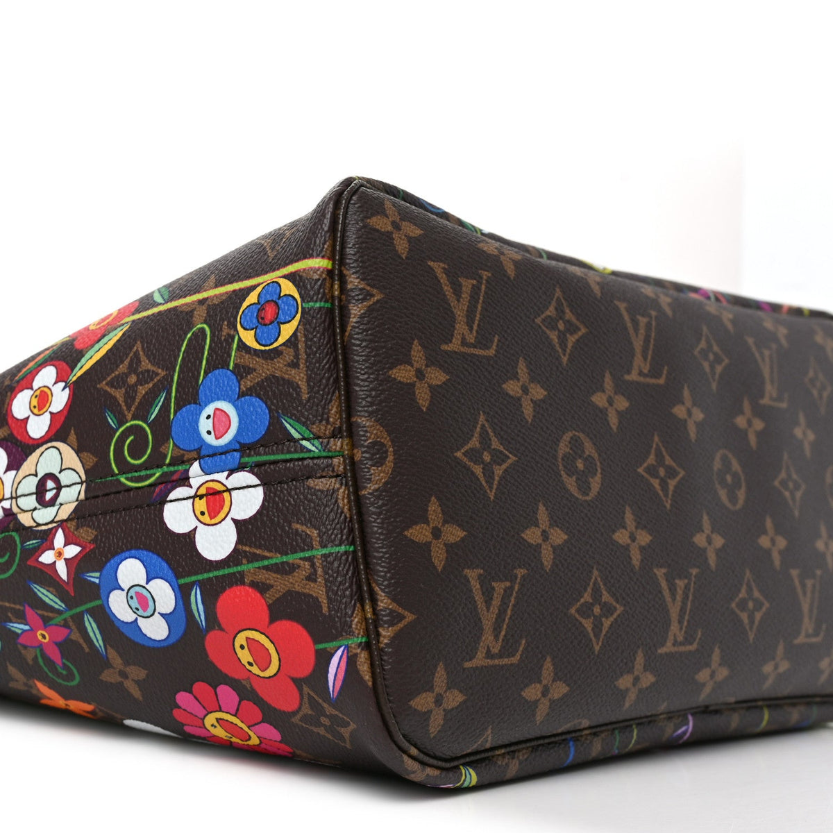 LV X TM Monogram Flowers Neverfull MM