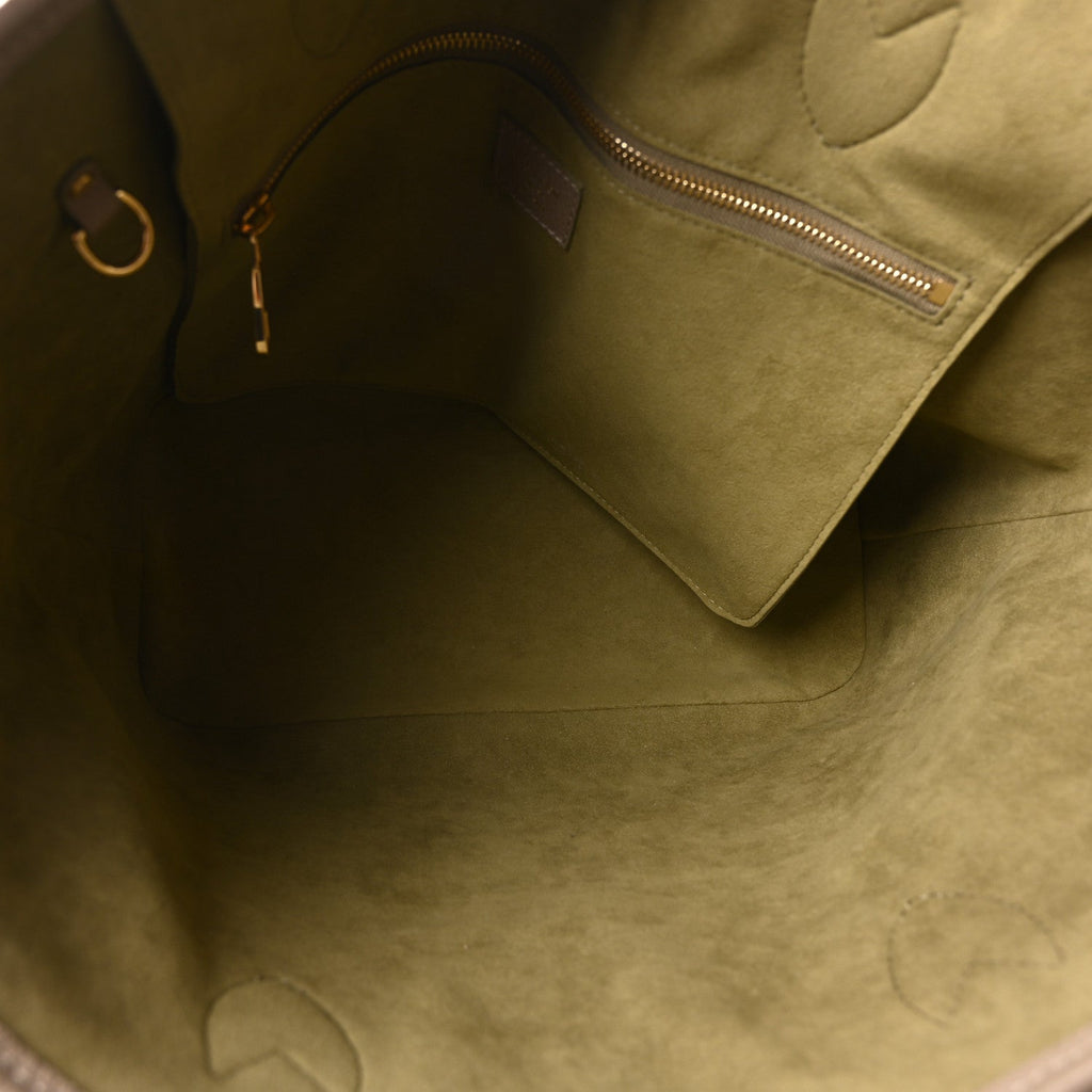 Empreinte Monogram Giant Neverfull MM Khaki Cream