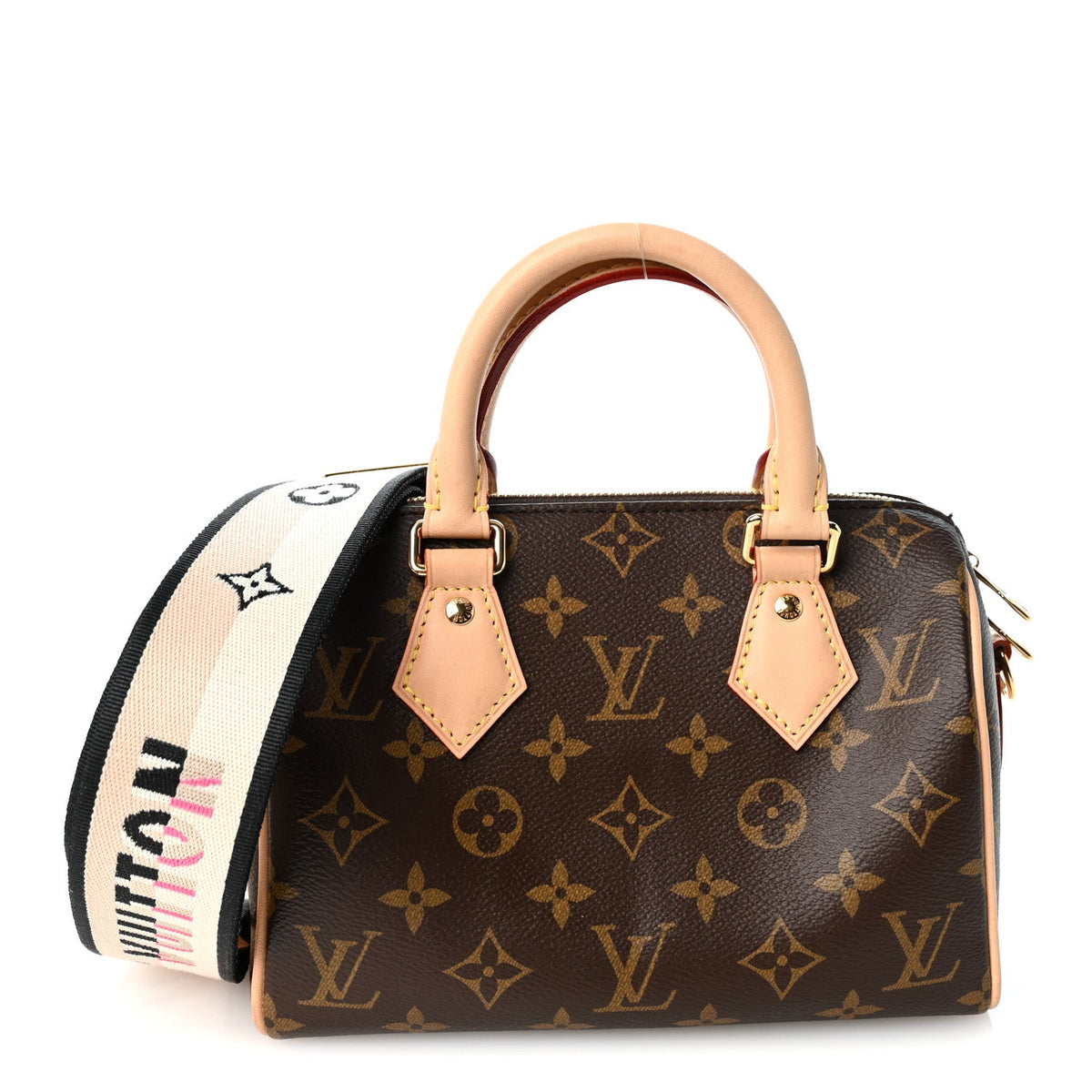 Monogram Speedy Bandouliere 20 Black