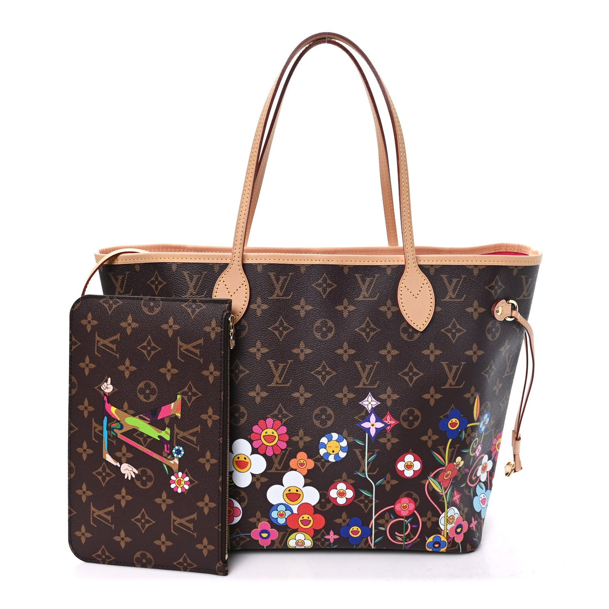 LV X TM Monogram Flowers Neverfull MM