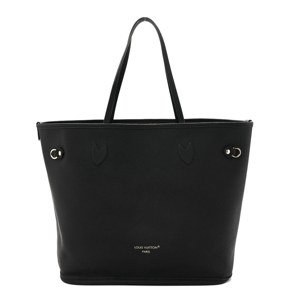 Monogram Calfskin Neo Neverfull Inside Out MM Black