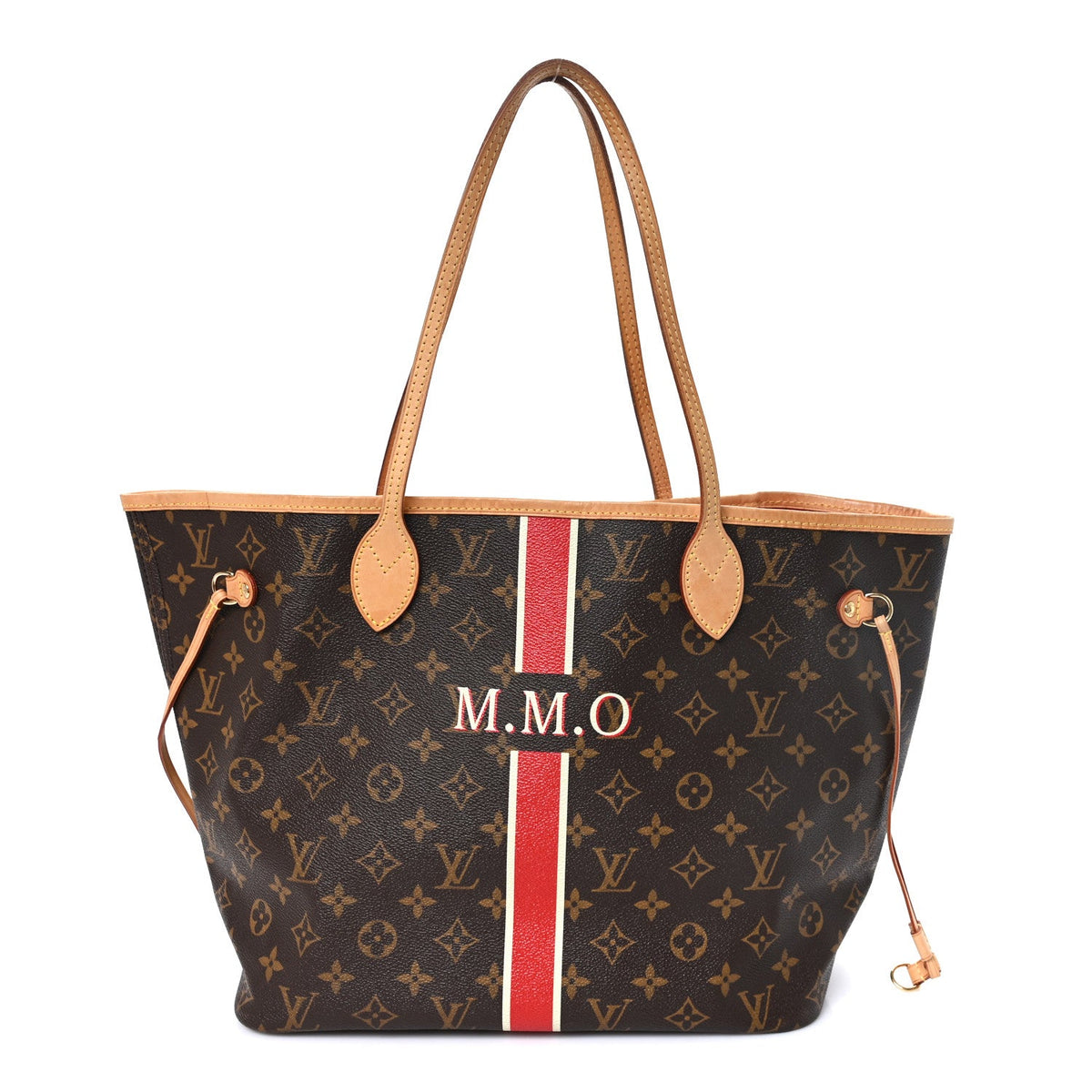 Monogram My LV Heritage Neverfull MM Fuchsia White