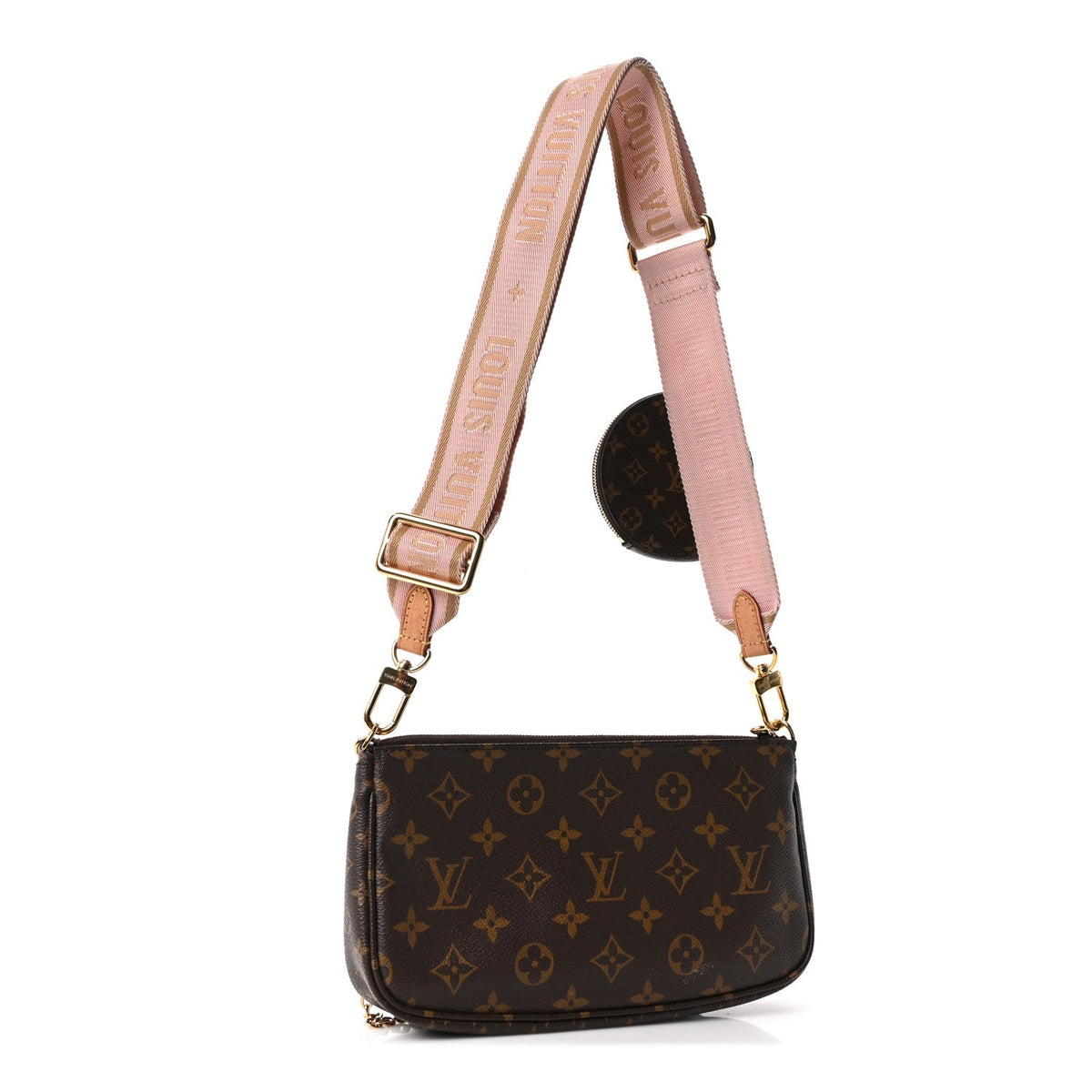 Monogram Multi Pochette Accessories Rose Clair