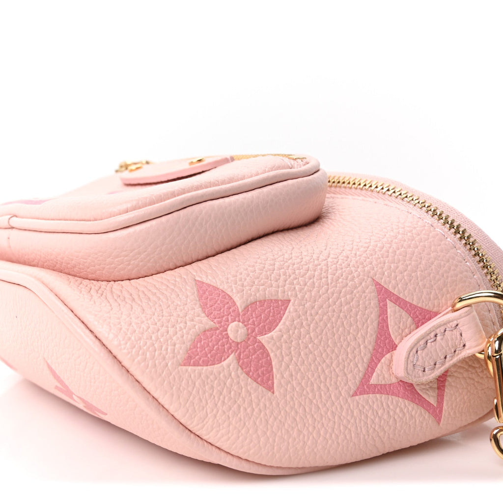 Empreinte Monogram Giant Mini Bumbag Gradient Pink