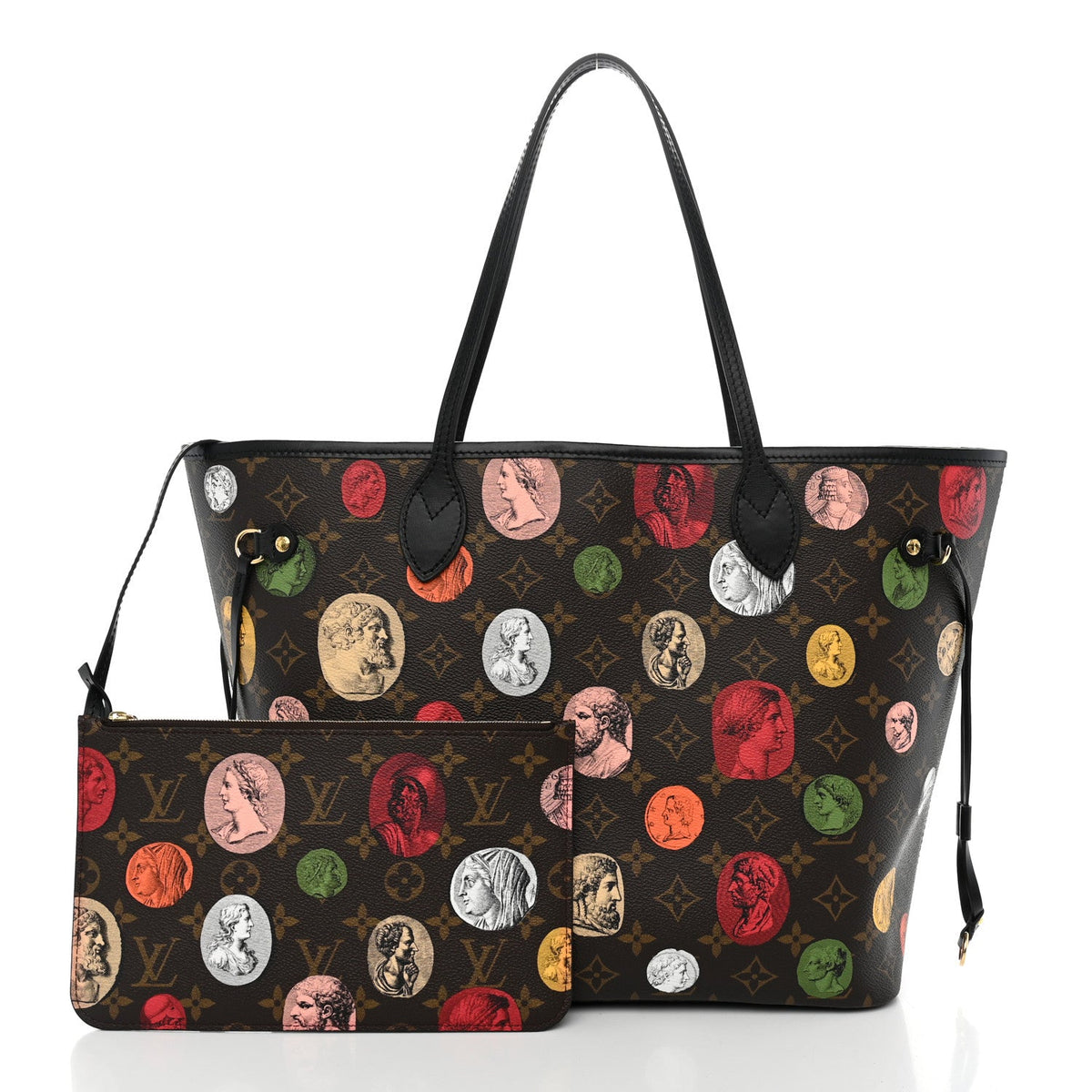 X Fornasetti Monogram Cameo Neverfull MM