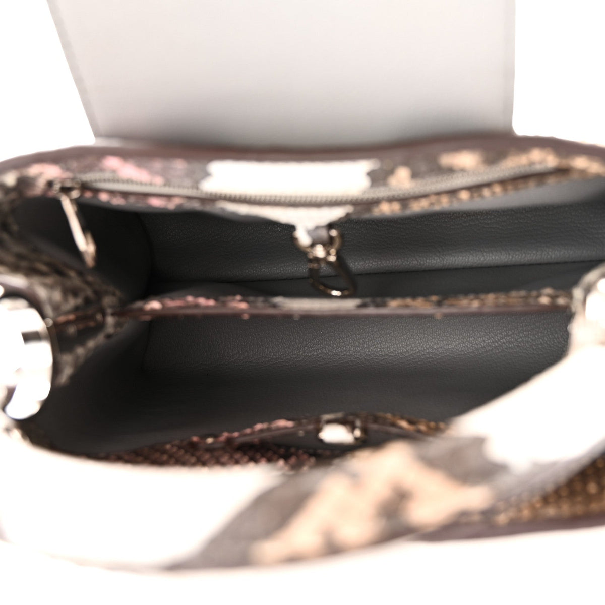 Snakeskin Capucines BB Naturel Multicolor