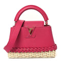 Rattan Taurillon Capucines Mini Magenta