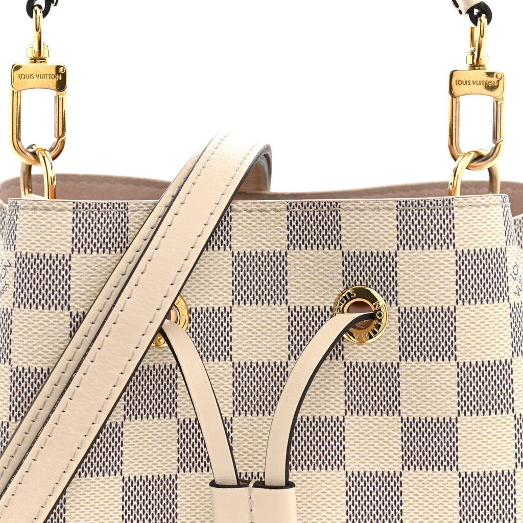 Damier Azur Braided Neonoe BB Pink