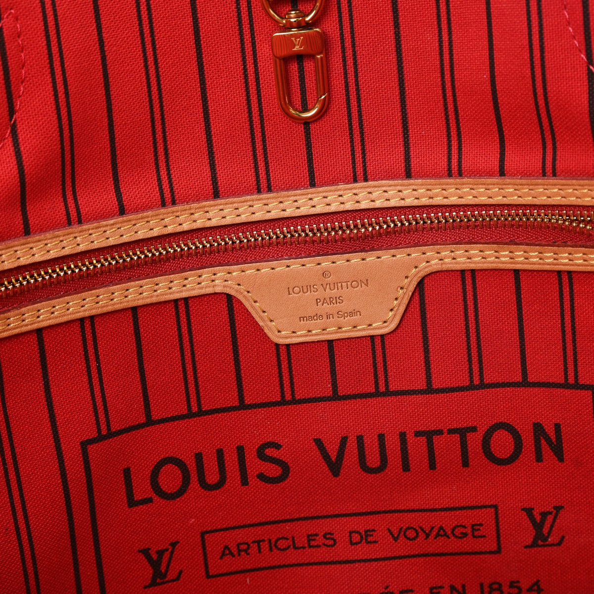 Monogram Neo Neverfull MM Cherry