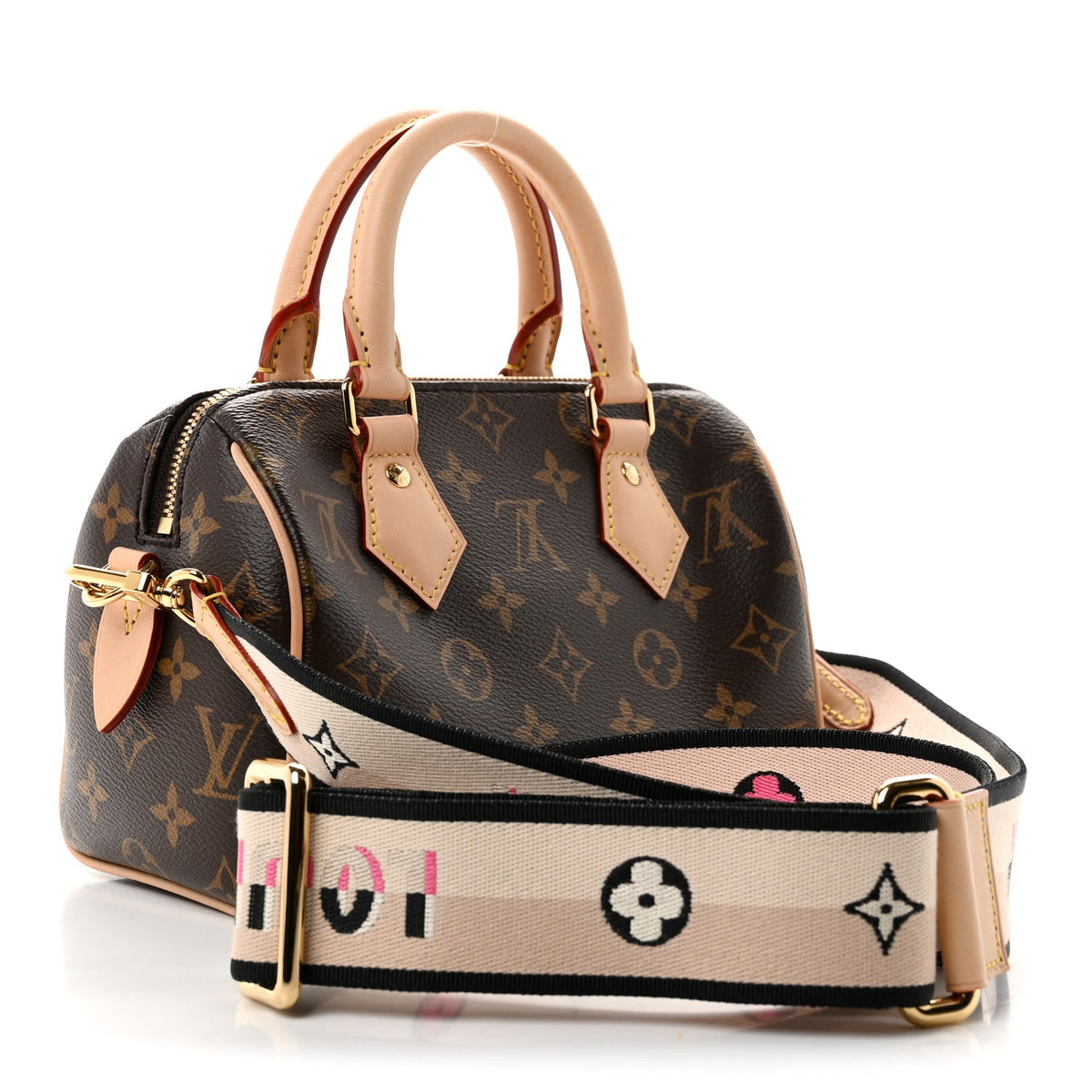 Monogram Speedy Bandouliere 20 Black