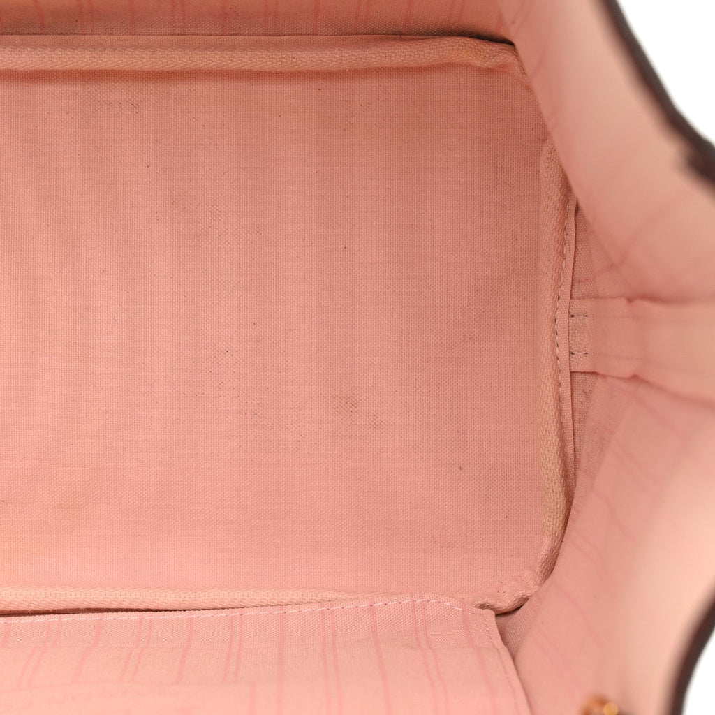 Damier Ebene Neo Neverfull MM Rose Ballerine