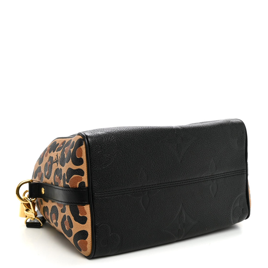 Empreinte Monogram Giant Wild At Heart Speedy Bandouliere 25 Black