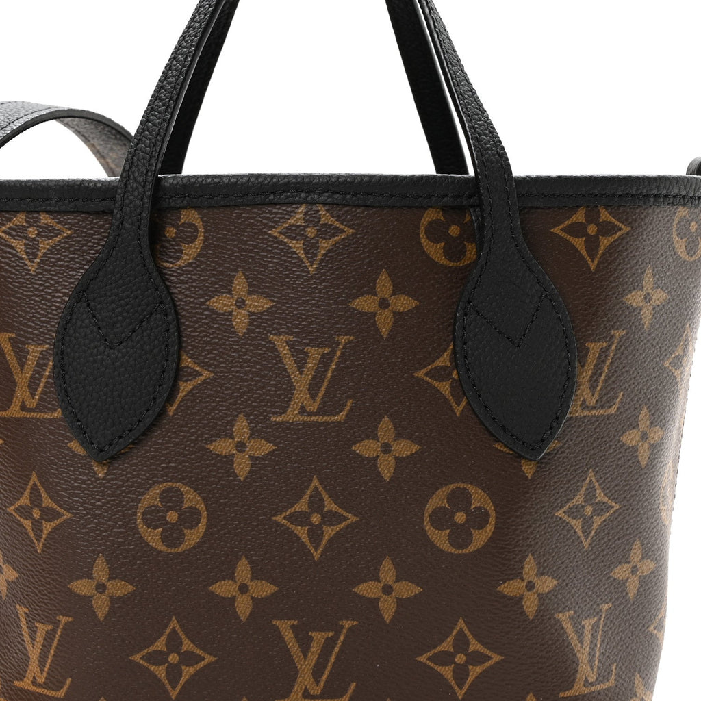 Monogram Neverfull Inside Out Bandouliere BB Black