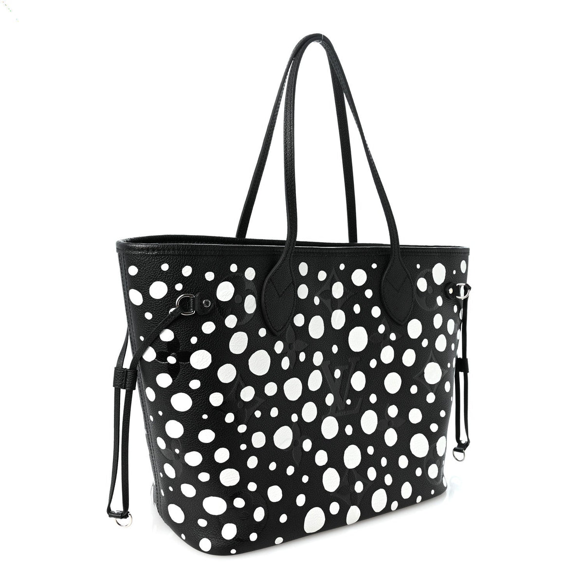 LV X YK Empreinte Neverfull MM Black White