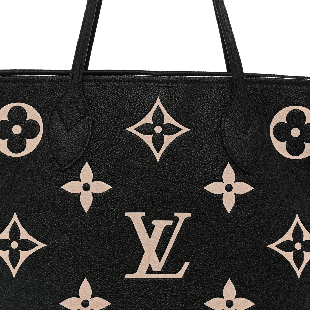 Empreinte Monogram Giant Neverfull MM Black Beige