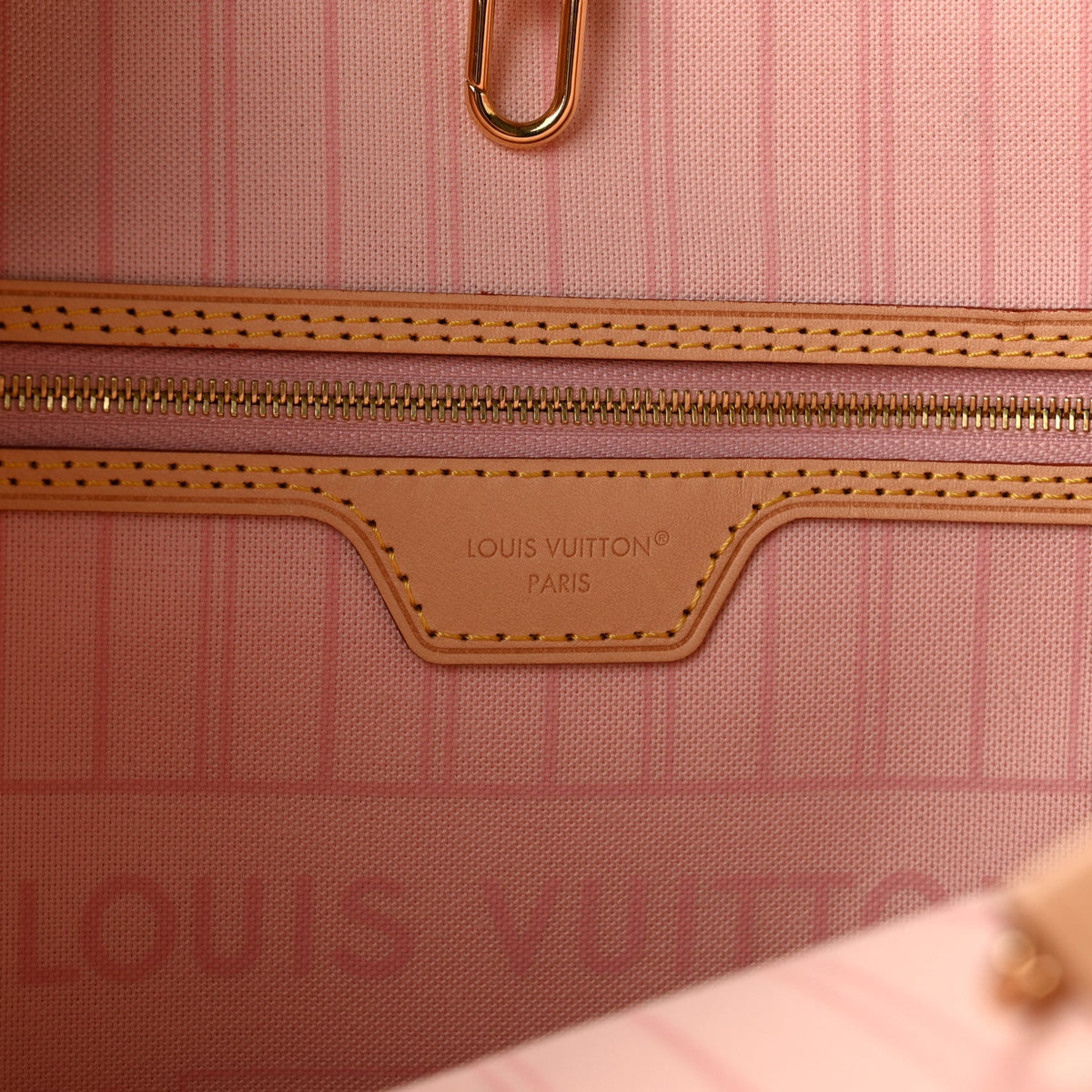 Damier Azur Neo Neverfull MM Rose Ballerine