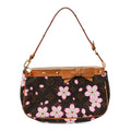 Monogram Cherry Blossom Pochette Accessories Brown