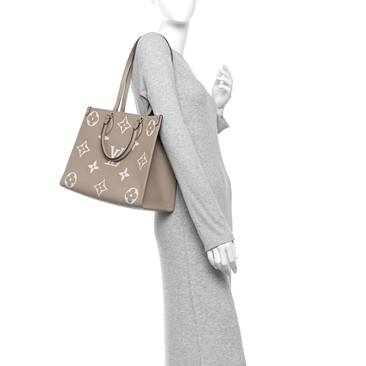 Empreinte Monogram Giant Onthego MM Tourterelle Creme