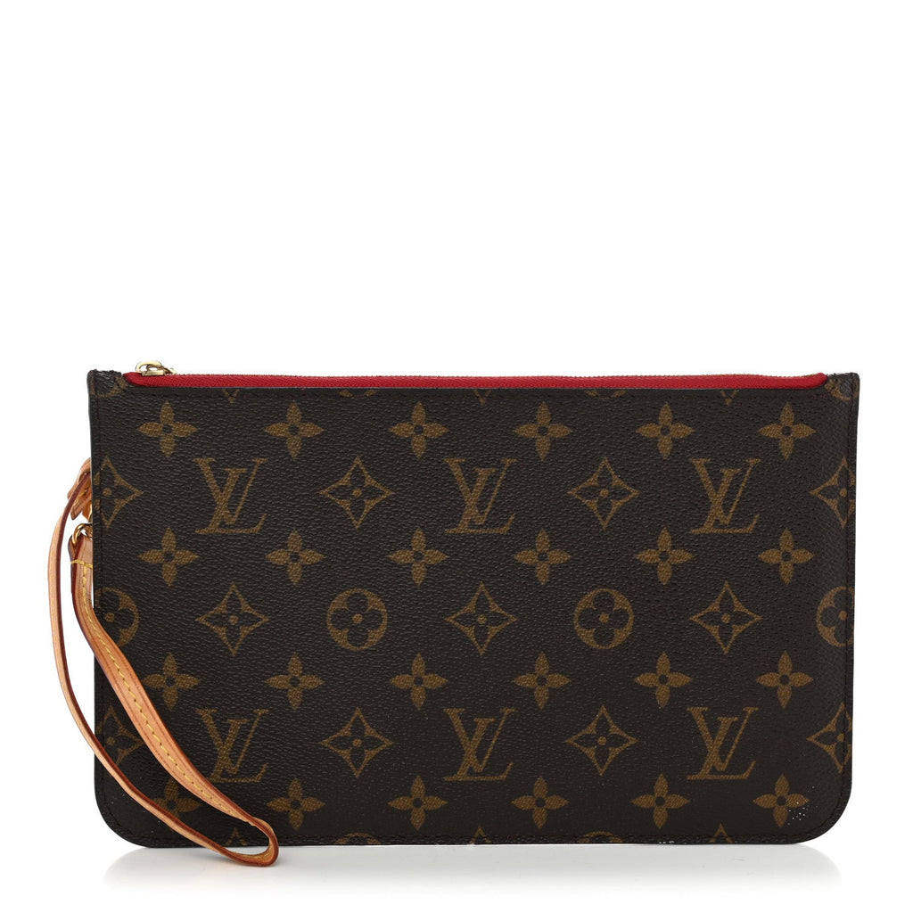 Monogram Neverfull MM GM Pochette Cherry