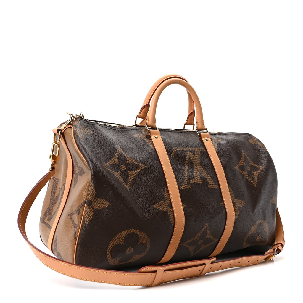 Reverse Monogram Giant Keepall Bandouliere 50