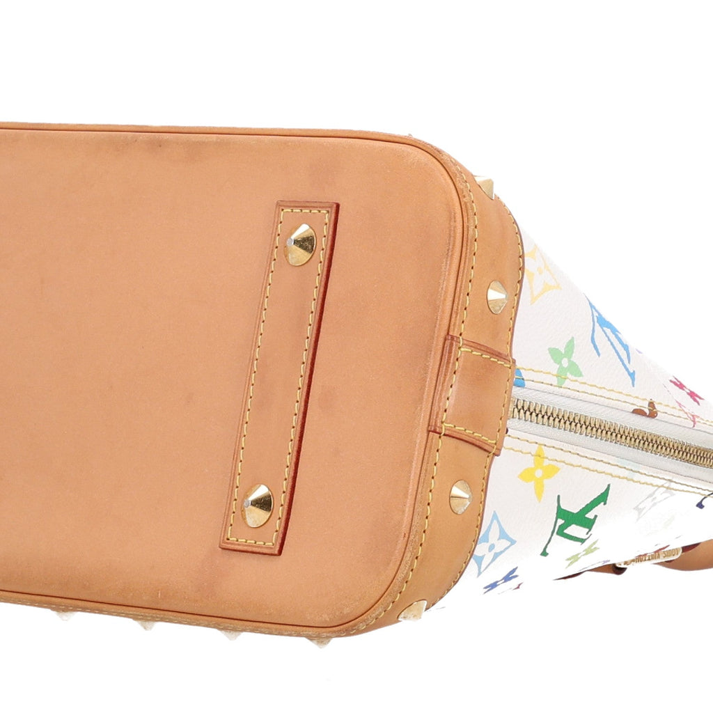 Monogram Multicolor Alma PM White
