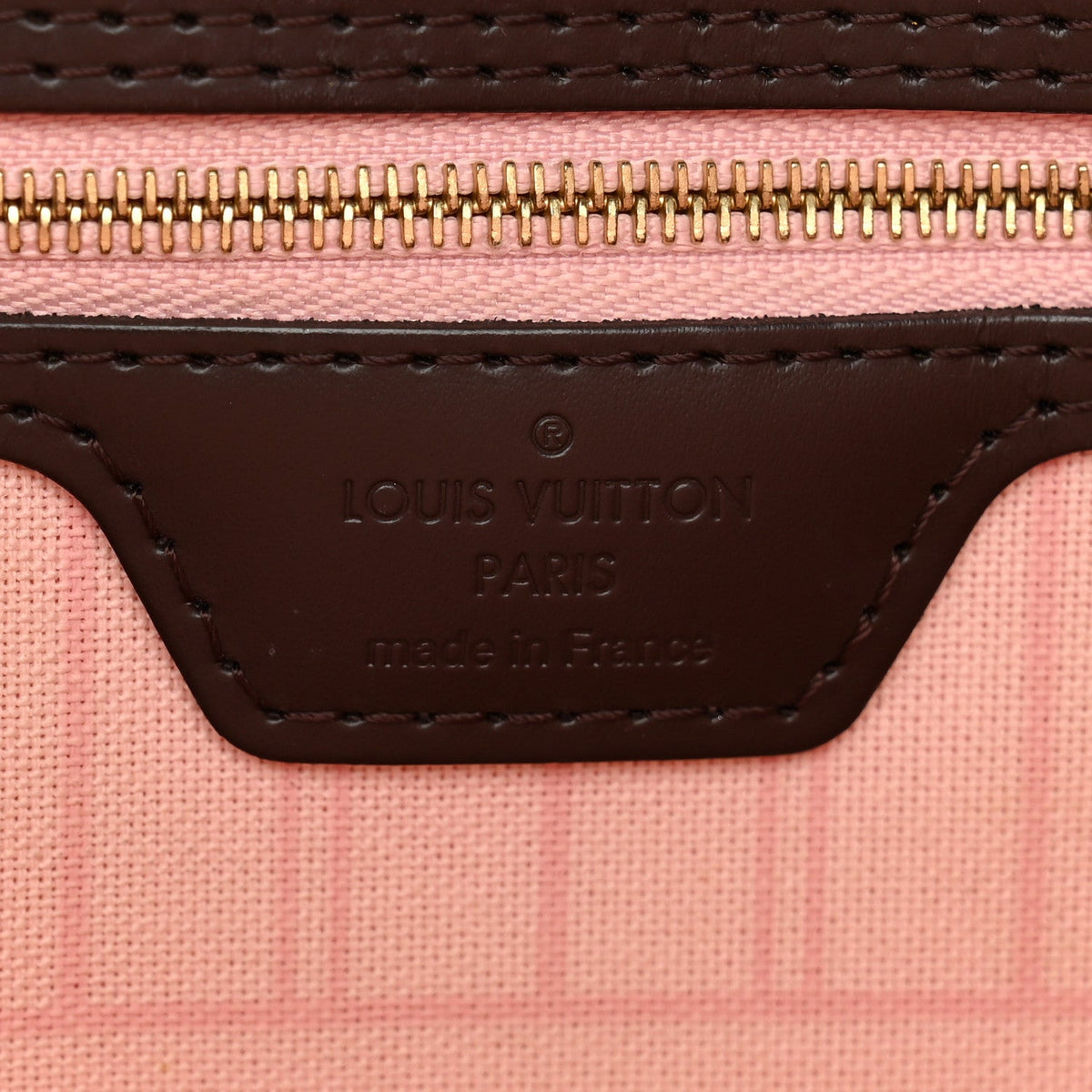 Damier Ebene Neo Neverfull MM Rose Ballerine