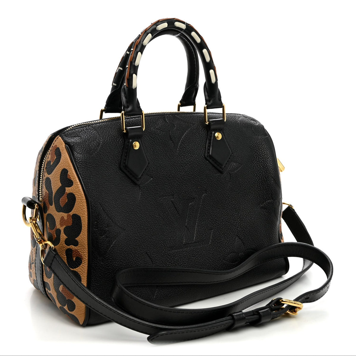 Empreinte Monogram Giant Wild At Heart Speedy Bandouliere 25 Black