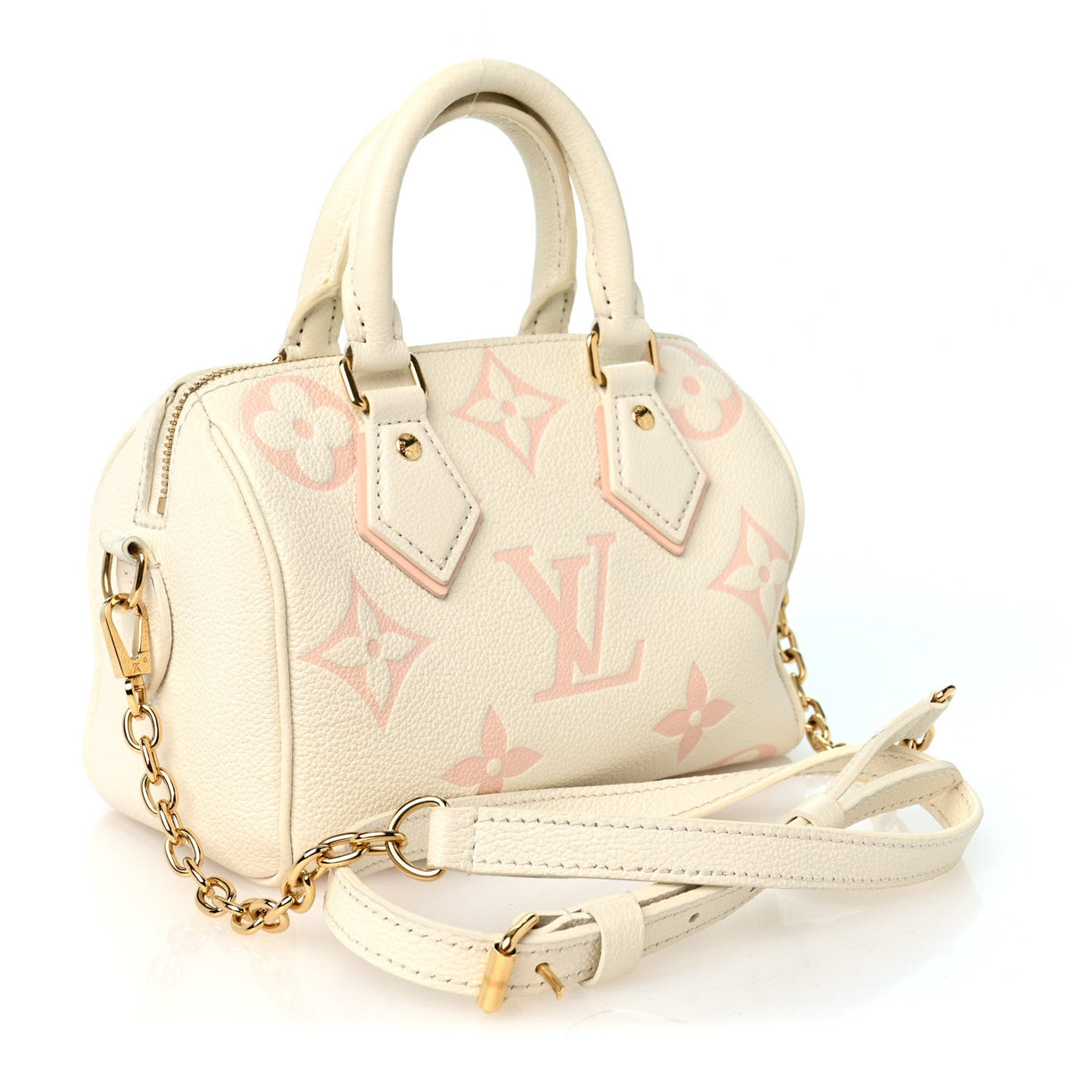 Empreinte Monogram Giant Speedy Bandouliere 20 Latte Chamallow