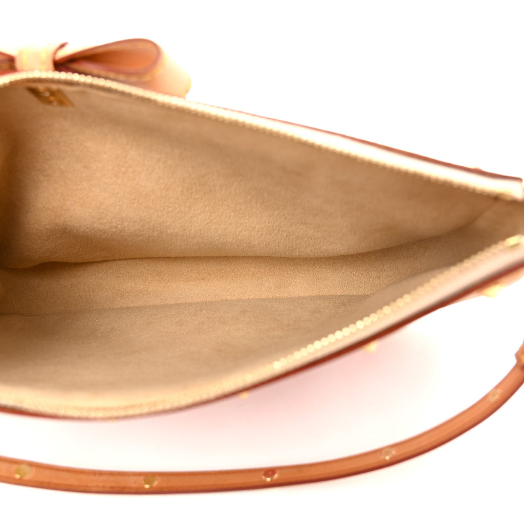 Monogram Cherry Blossom Pochette Accessories Red