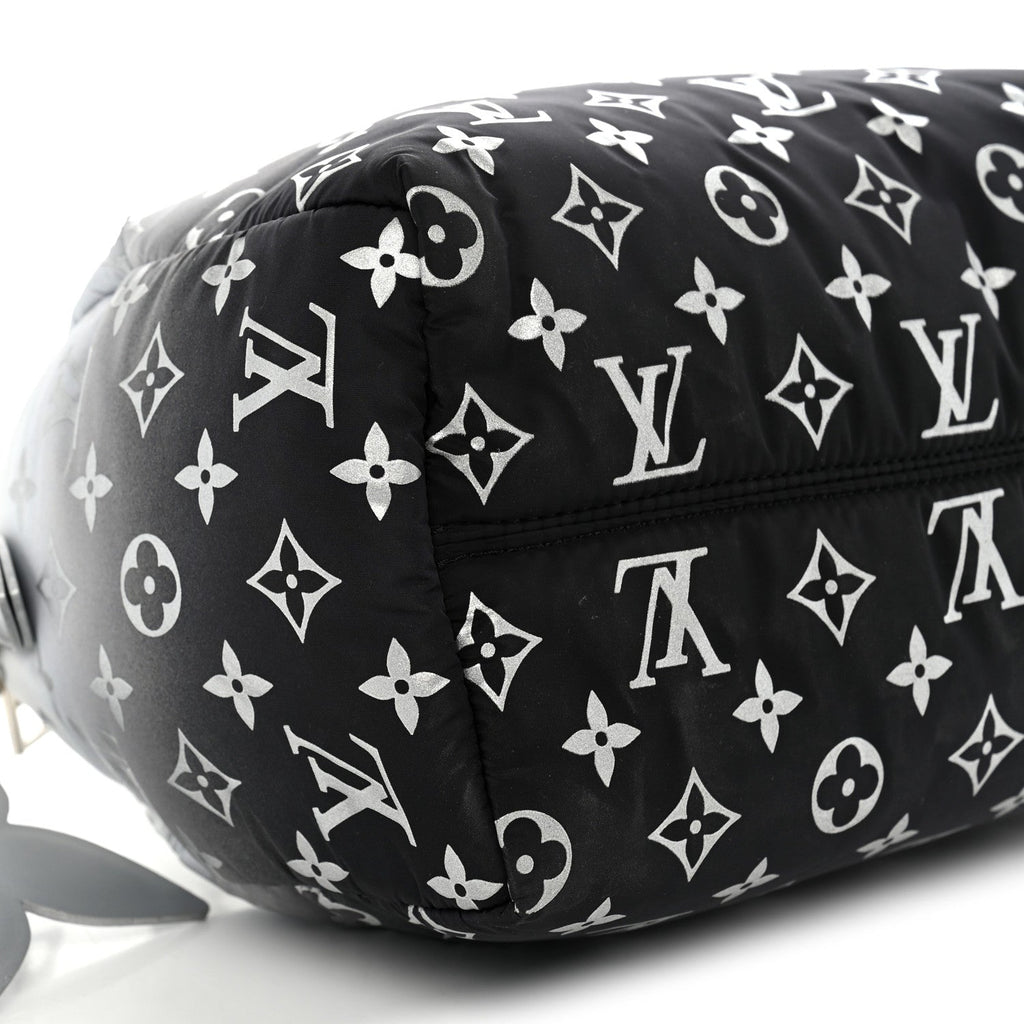Nylon Monogram Gradient LV Snow Speedy Bandouliere 25 Frost