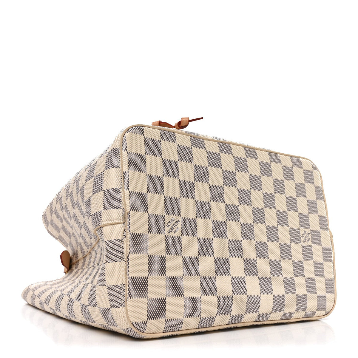 Damier Azur Braided Neonoe MM Peach Cream