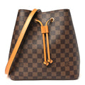 Damier Ebene Neonoe MM Safran