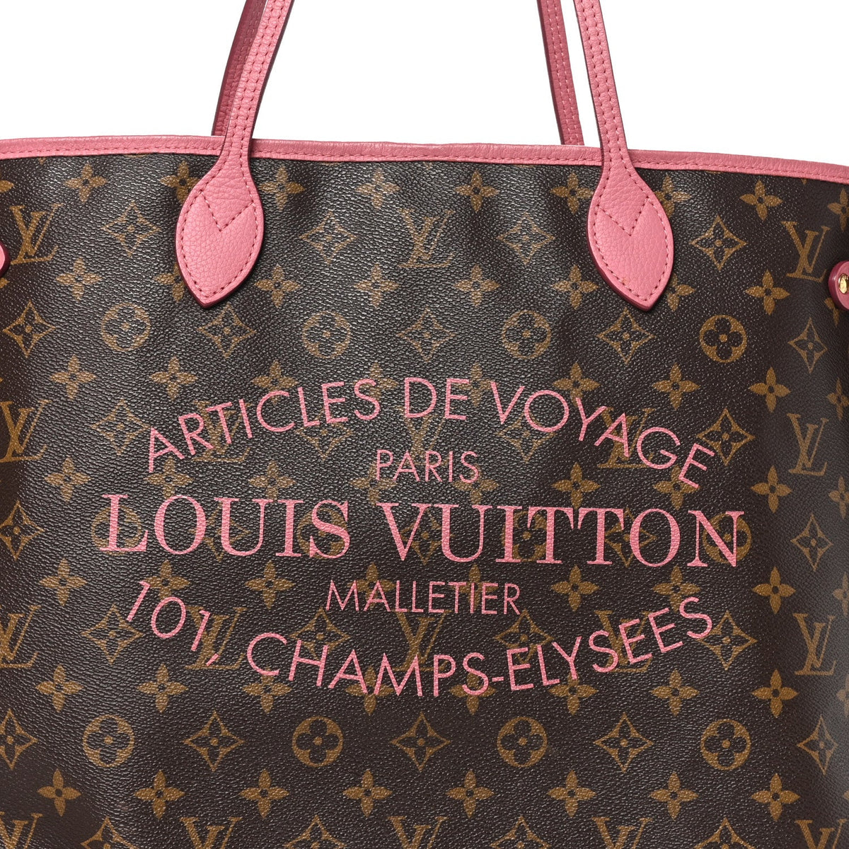 Monogram Articles de Voyage Ikat Neverfull GM Rose Velours