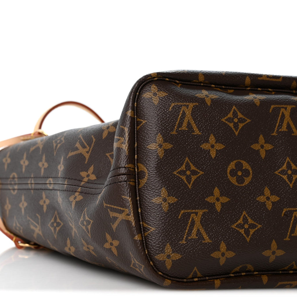 Monogram Inside Out Neverfull Bandouliere MM Rouge Sari