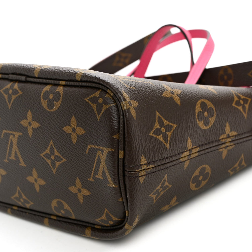 Monogram Neverfull Inside Out Bandouliere BB Rose Pondichery