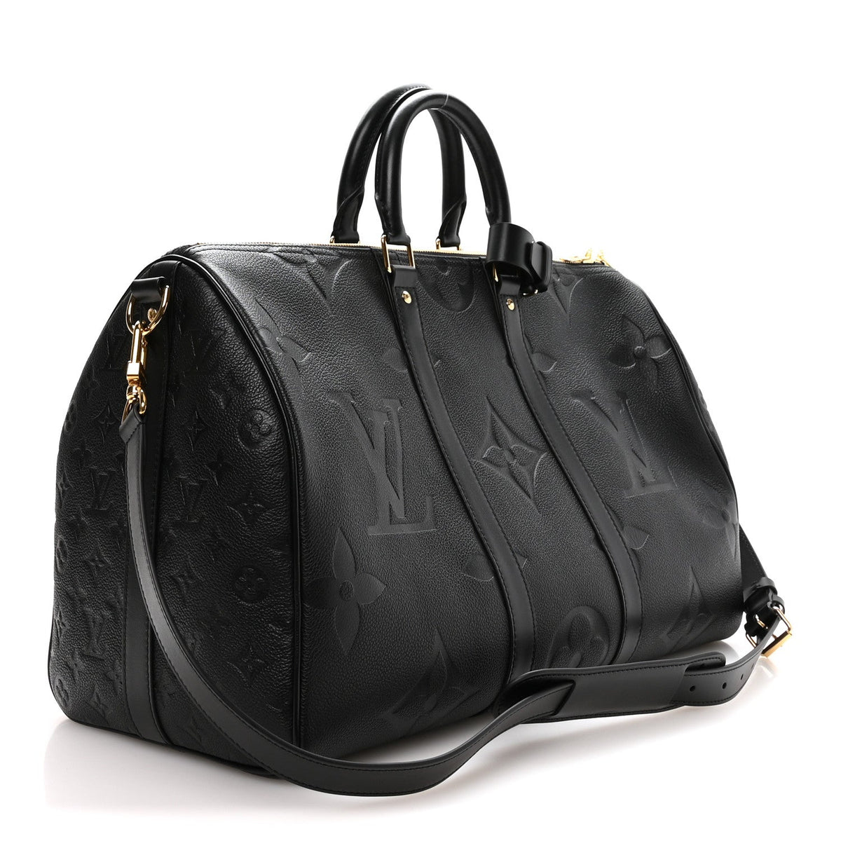 Empreinte Monogram Giant Keepall Bandouliere 45 Black Black