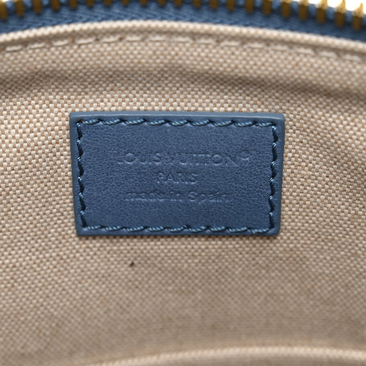 Damier Denim 3D Speedy Bandouliere 30 Denim Blue