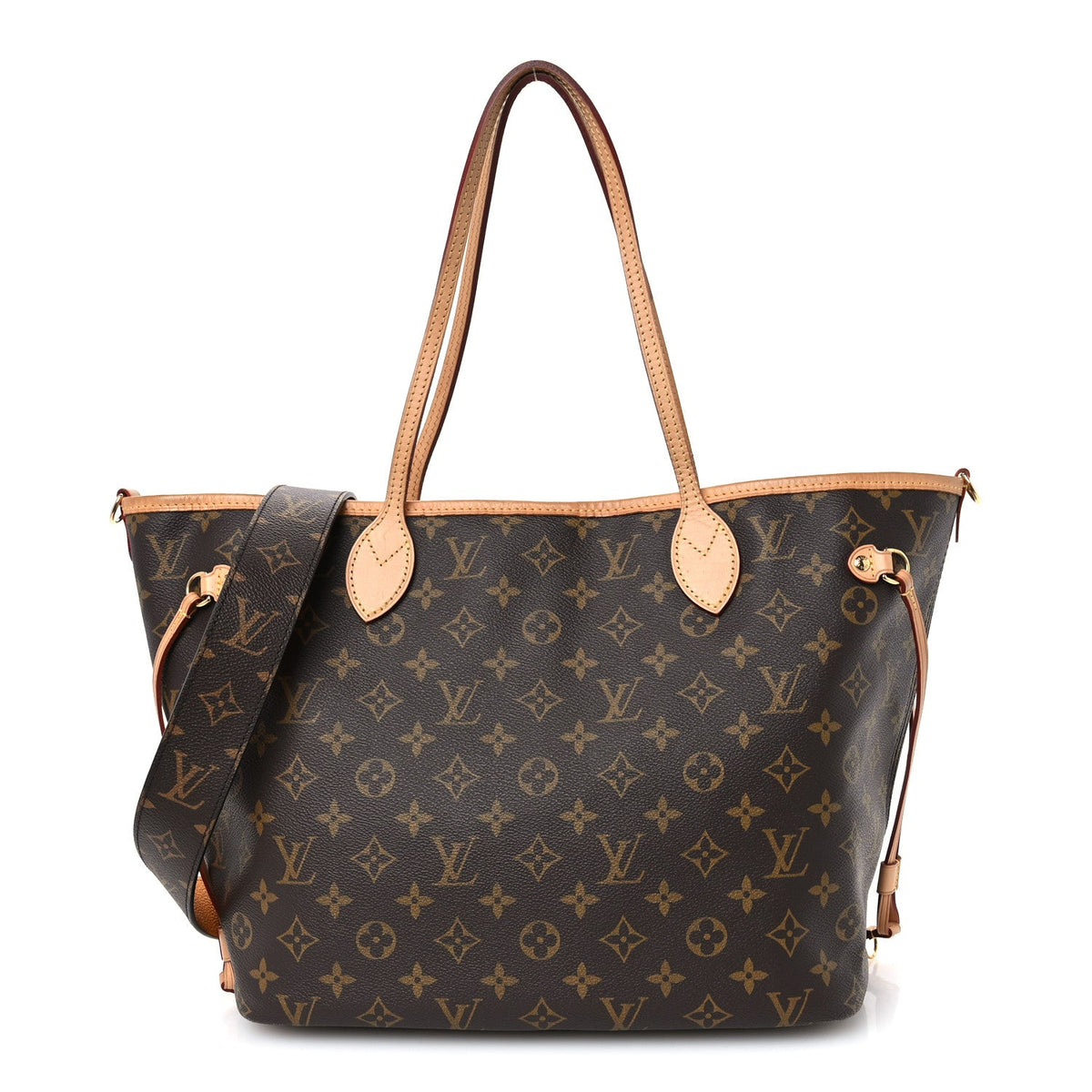 Monogram Inside Out Neverfull Bandouliere MM Jaune Safran