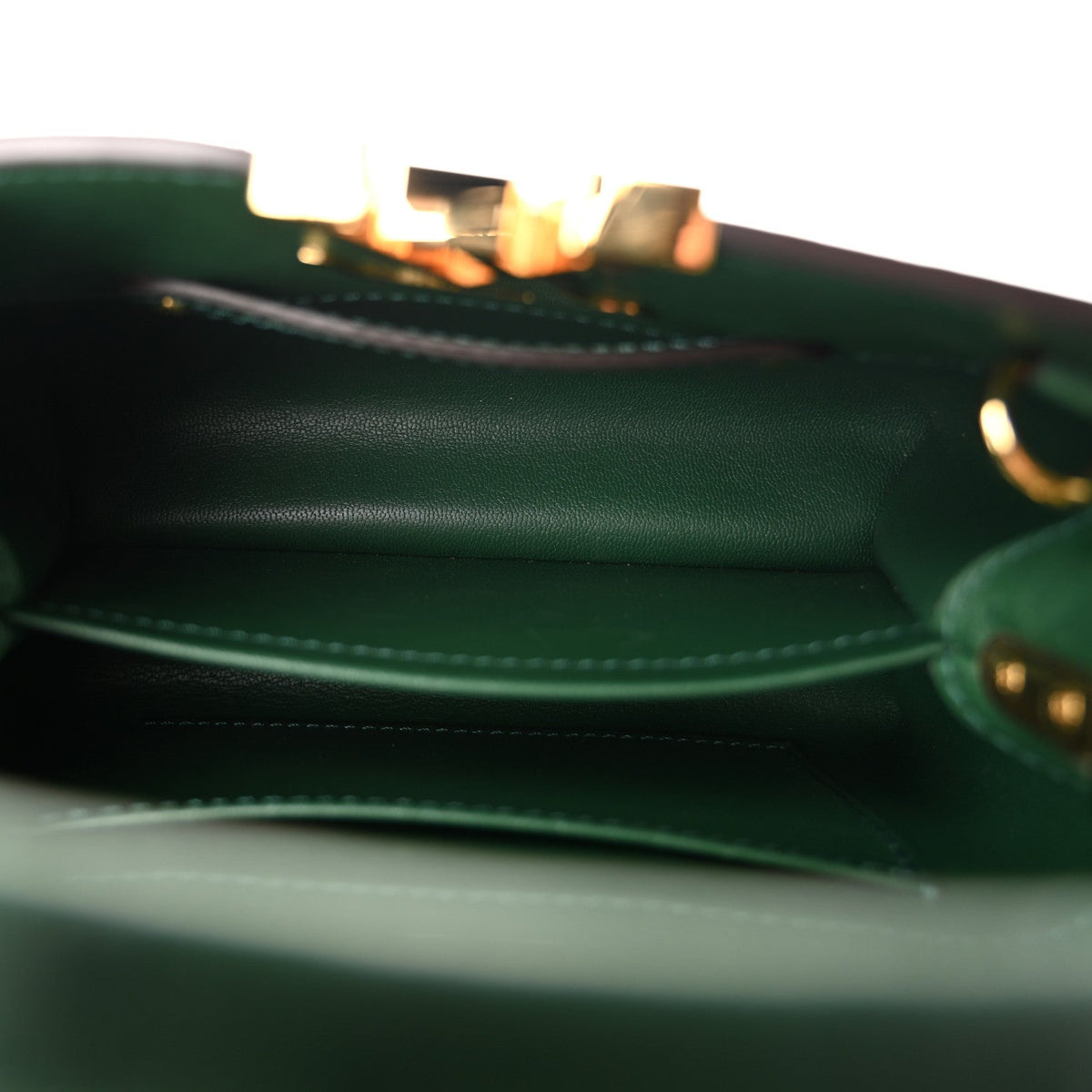 Ostrich Capucines Mini Mint