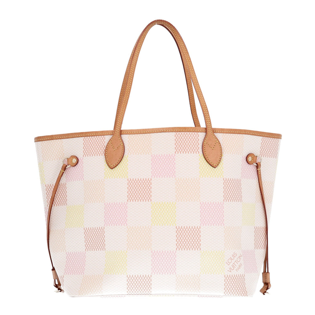 Damier Giant Neverfull MM Peach