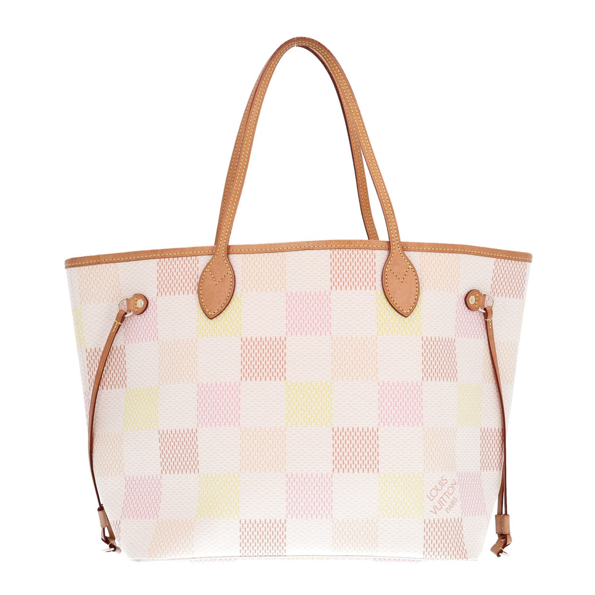 Damier Giant Neverfull MM Peach
