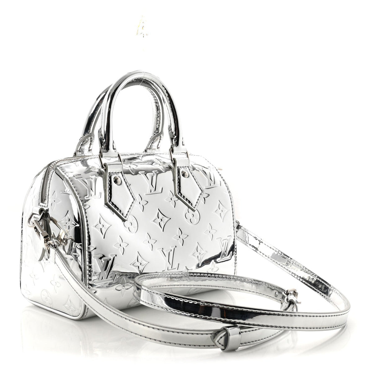 Monogram Miroir Speedy Bandouliere 20 Silver