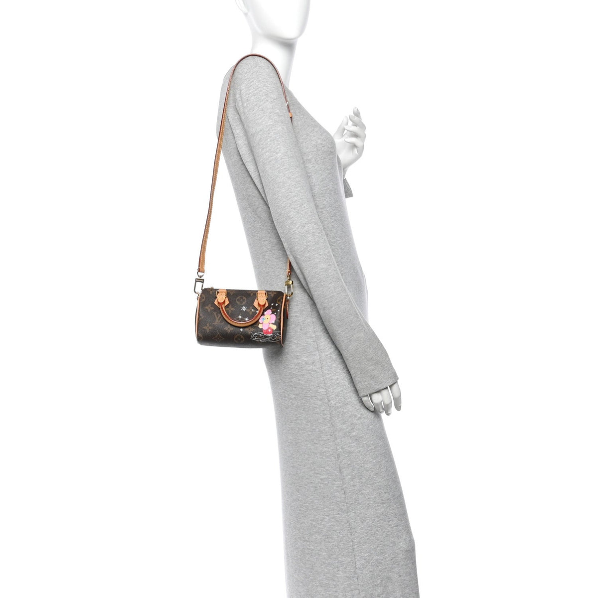 Monogram Vivienne Ice Skating Nano Speedy Bandouliere Pink