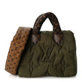 Econyl Mini Monogram Pillow Speedy Bandouliere 25 Khaki