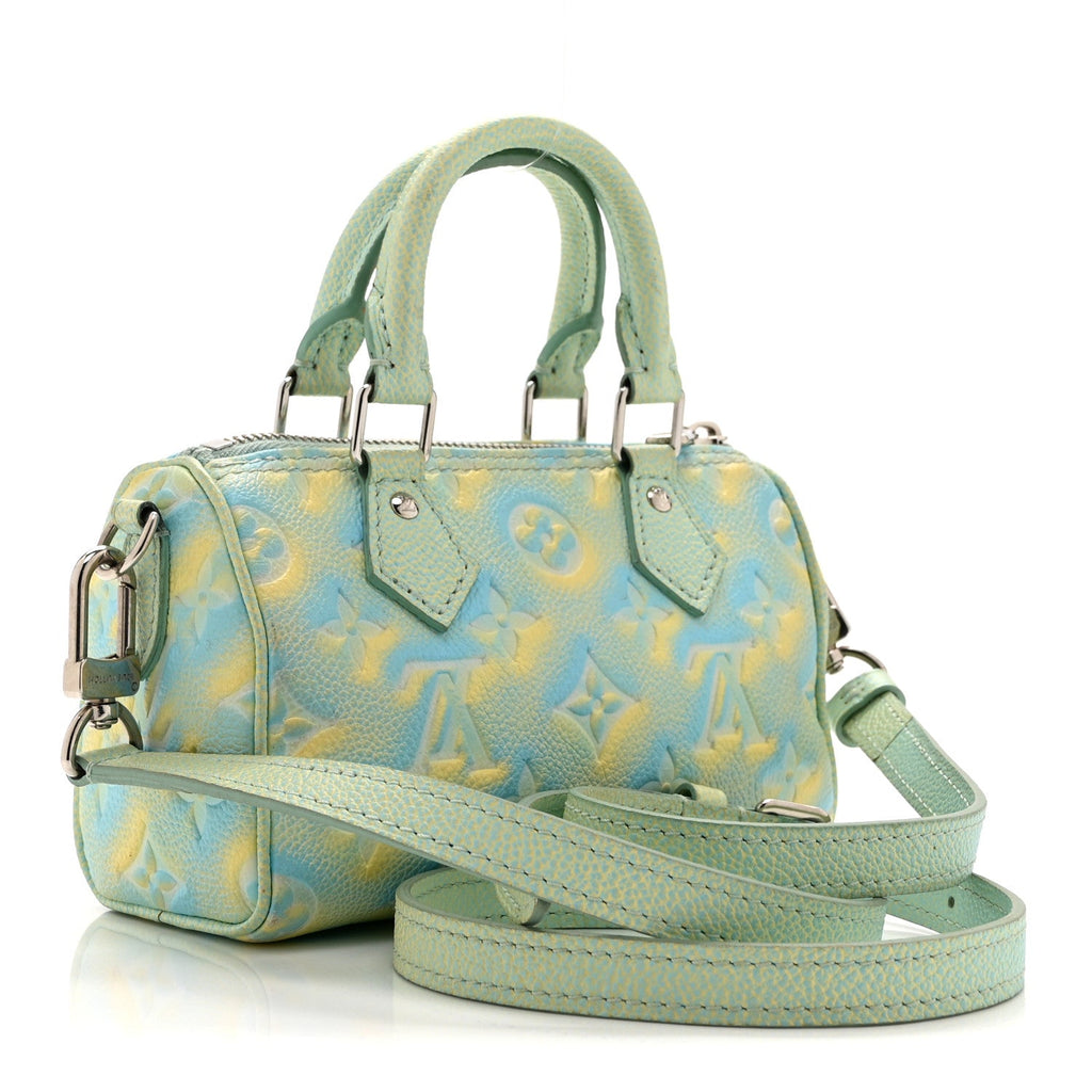 Empreinte Monogram Summer Stardust Speedy 20 Water Green