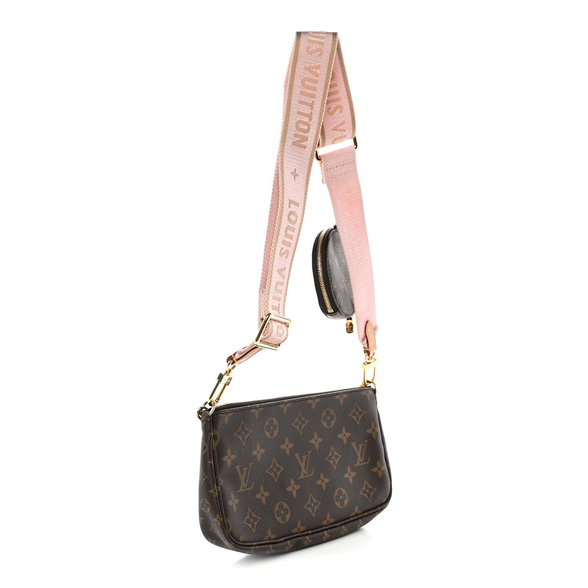 Monogram Multi Pochette Accessories Rose Clair