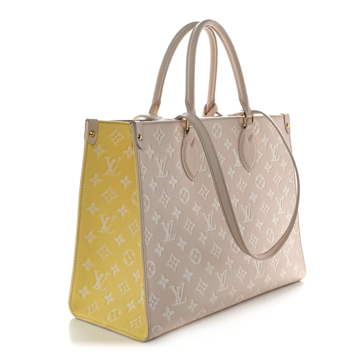Empreinte Monogram Spring In The City Onthego MM Beige Pink Yellow